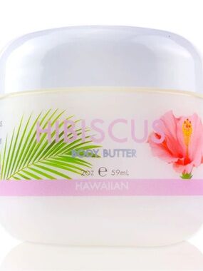 Hibiscus Body Butter with Aloe, Mac. Nut & Coconut Oil 2 oz